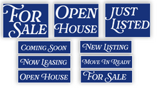 Real Estate Combo Sign Pack | Coroplast Double Sided