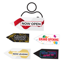 Giant Arrow Waver Sign | Double Sided, 10MM Corrugated Plastic w/ Vinyl Laminate | Choose Your Design