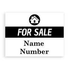 Custom H-Frame INSERTS ONLY for Real Estate & Business | Choose Size, Orientation, and Insert Material