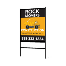Custom H-Frame & Banjo Signs for Real Estate & Business | Choose Frame & Size/Orientation