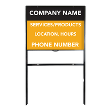 Custom H-Frame & Banjo Signs for Real Estate & Business | Choose Frame & Size/Orientation